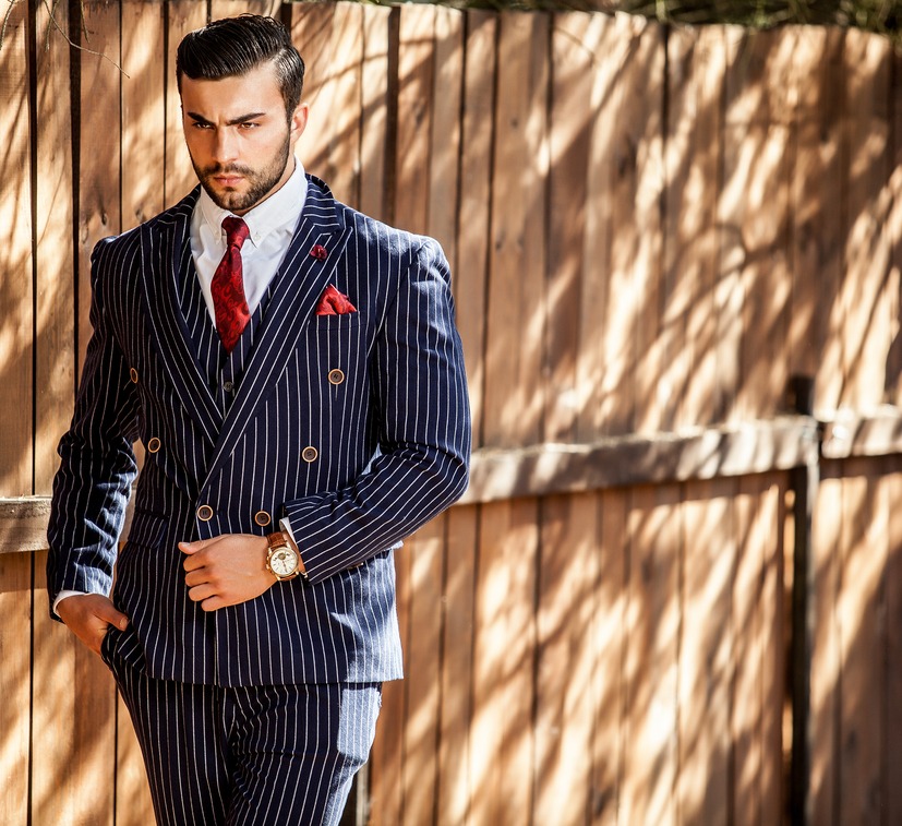 Custom Italian Double Breasted Suit